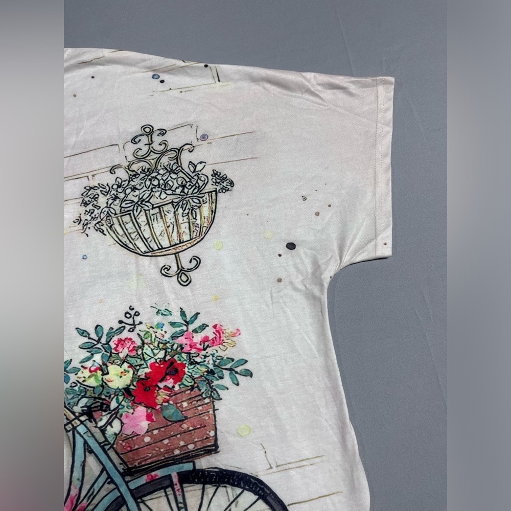 Women's Graphic Tee Over Sized Cute Tshirt 3XL - Picture 4 of 6